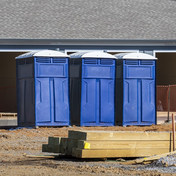 what is the expected delivery and pickup timeframe for the porta potties in Wheatland Oklahoma